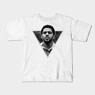 J. Cole /// Black & White design Kids T-Shirt